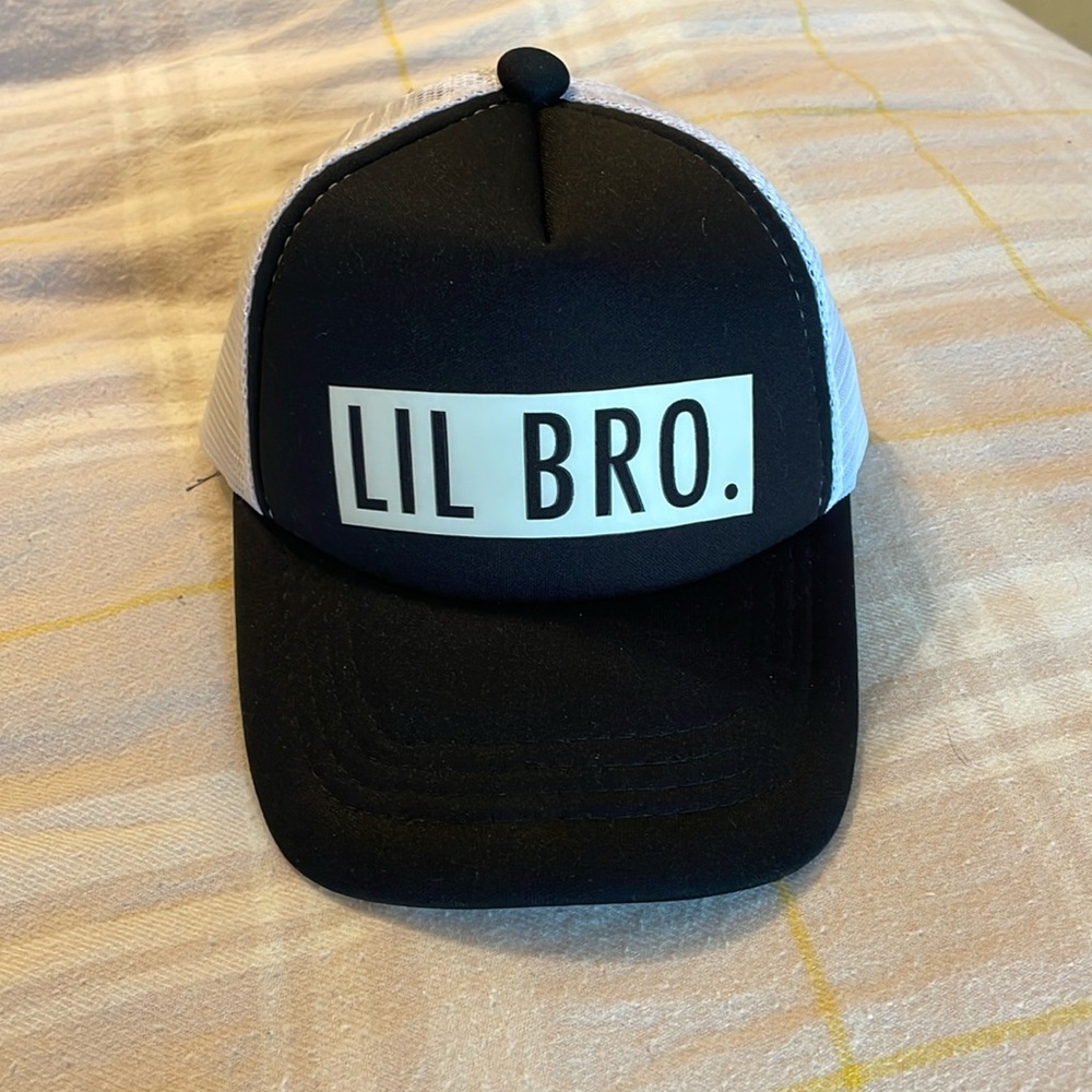 Tiny trucker little bro hat